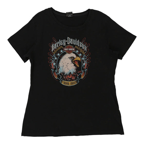 Vintage black Harley Davidson T-Shirt - womens large