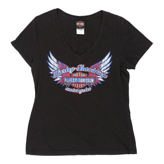 Vintage black Harley Davidson T-Shirt - womens large