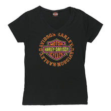  Vintage black Harley Davidson T-Shirt - womens medium