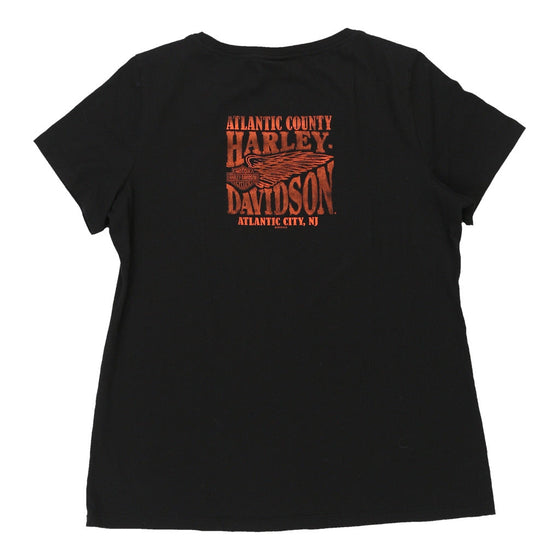 Vintage black Harley Davidson T-Shirt - womens x-large