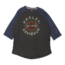  Vintage grey Harley Davidson T-Shirt - mens x-large