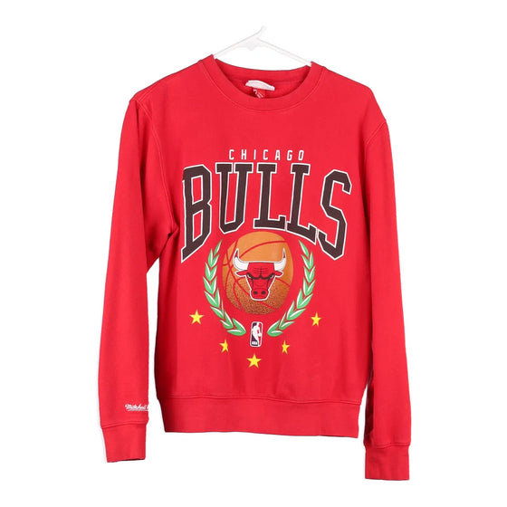 Vintage red Chicago Bulls Mitchell & Ness Sweatshirt - mens small