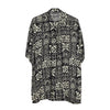 Vintage black & white Bam Bu Hawaiian Shirt - mens xxx-large