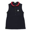 Moncler Polo Top - Medium Navy Cotton