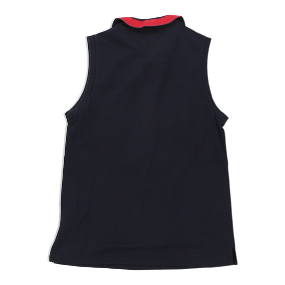 Moncler Polo Top - Medium Navy Cotton