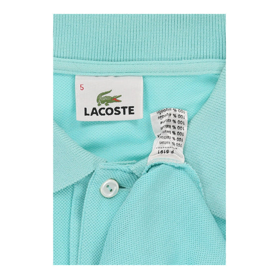 Vintageblue Lacoste Polo Shirt - mens large