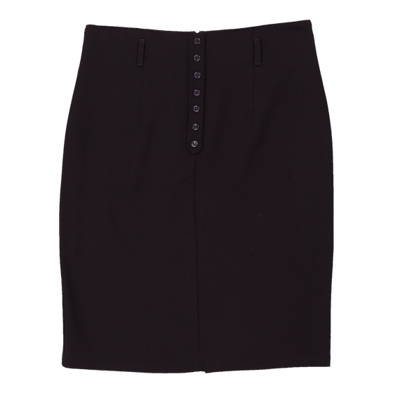 Unbranded Midi Skirt - 31W UK 12 Purple Wool midi skirt Unbranded   