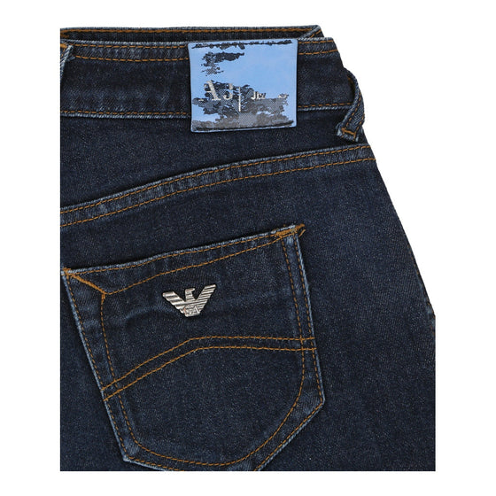 Primrose Armani Jeans Jeans - 32W UK 10 Blue Cotton