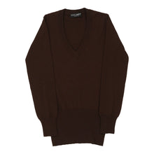  Dolce & Gabbana Jumper - Small Brown Wool Blend