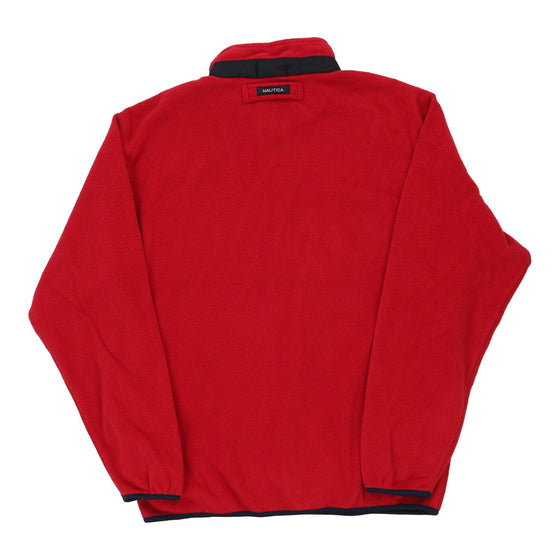 Vintage red Nautica Fleece - mens large