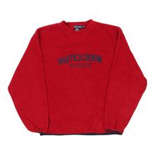  Vintage red Nautica Fleece - mens medium