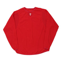  Vintage red Philadelphia Phillies Majestic Fleece - mens x-large