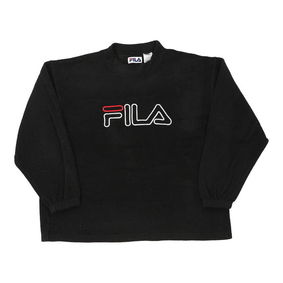 Vintage black Fila Fleece - mens large