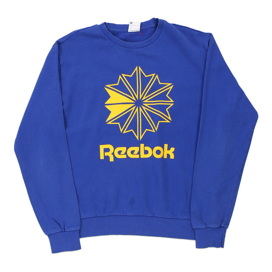 Vintage blue Reebok Sweatshirt - mens medium