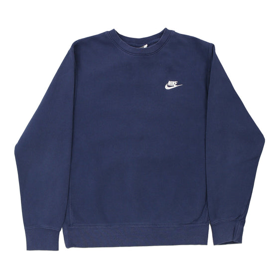 Vintage navy Nike Sweatshirt - mens x-small