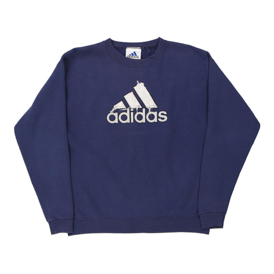 Vintage navy Age 13-14 Adidas Sweatshirt - boys x-large