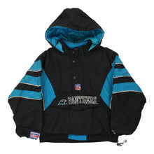  Vintage black Age 10-12 Carolina Panthers Nfl Pro Line Windbreaker - boys medium