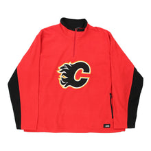  Vintage red Calgary Flames Nhl Fleece - mens xx-large