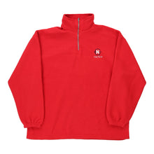  Vintage red Bootleg Nautica Fleece - mens x-large