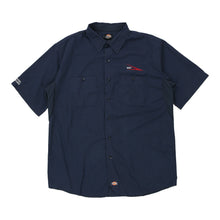  Vintage navy Dickies Short Sleeve Shirt - mens x-large