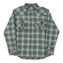  Vintage green Dickies Flannel Shirt - mens x-large