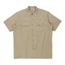  Vintage beige Dickies Short Sleeve Shirt - mens xx-large