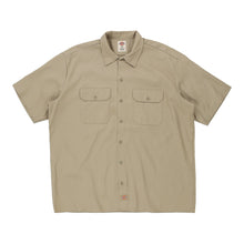  Vintage beige Dickies Short Sleeve Shirt - mens x-large