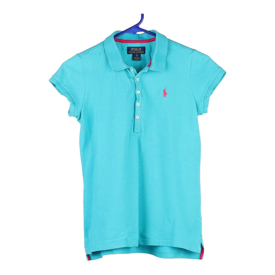 Vintage blue Age 6 Ralph Lauren Polo Shirt - girls x-large