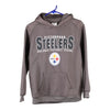 Vintage grey Age 12-14 Pittsburgh Steelers Nfl Hoodie - boys large