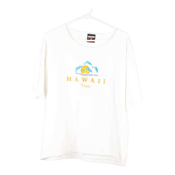 Vintage white Hawaii Signal Sports T-Shirt - womens x-large