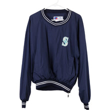  Vintage navy Seattle Mariners Russell Athletic Windbreaker - mens medium