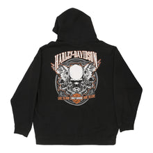  Vintage black Harley Davidson Hoodie - mens x-large