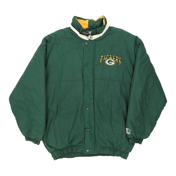 Vintage green Green Bay Packers Starter Jacket - mens large