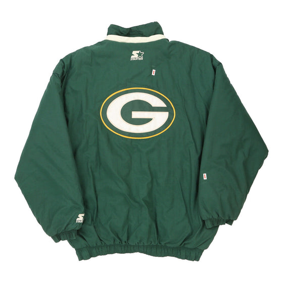 Vintage green Green Bay Packers Starter Jacket - mens large