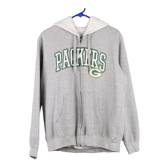 Vintage grey Green Bay Packers Nfl Hoodie - womens large