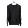 Vintage black Fruit Of The Loom Sweatshirt - mens large