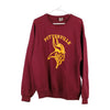 Vintage burgundy Potterville Jerzees Sweatshirt - mens large