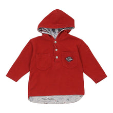  Vintage red Age 18 Months Harley Davidson Hoodie - boys x-small