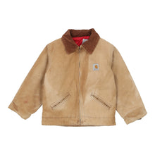  Vintage beige Age 6 Carhartt Jacket - boys small