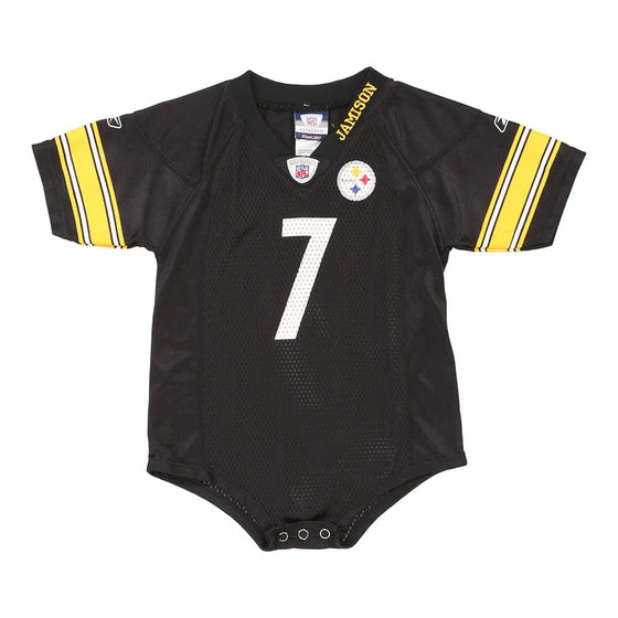 Vintage black Age 24 months Pittsburgh Steelers Reebok Jersey - boys x-small