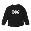 Vintage black Age 3  Burberry Jumper - girls x-small