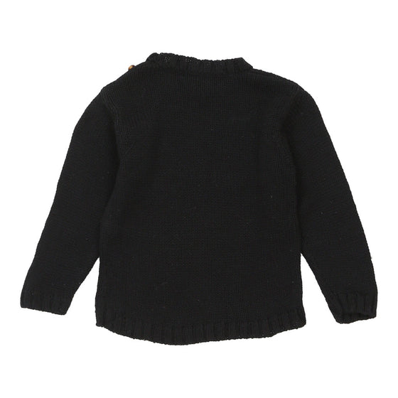 Vintage black Age 3  Burberry Jumper - girls x-small