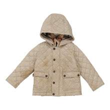  Vintage beige Age 2  Burberry Puffer - girls x-small