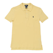  Vintage yellow Age 7 Polo Ralph Lauren Polo Shirt - boys large