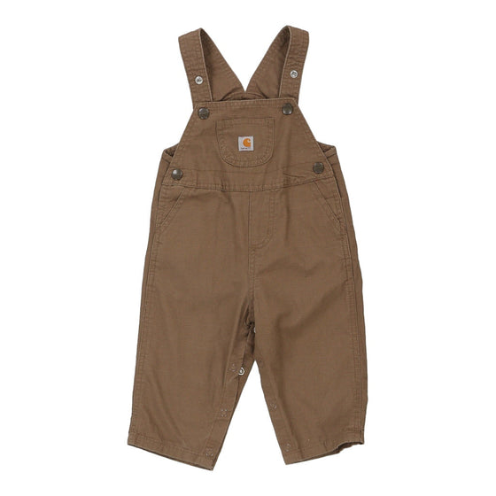 Vintage brown Age 12 Months Carhartt Dungarees - boys 20" waist