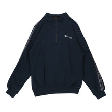  Vintage navy Champion Zip Up - mens medium