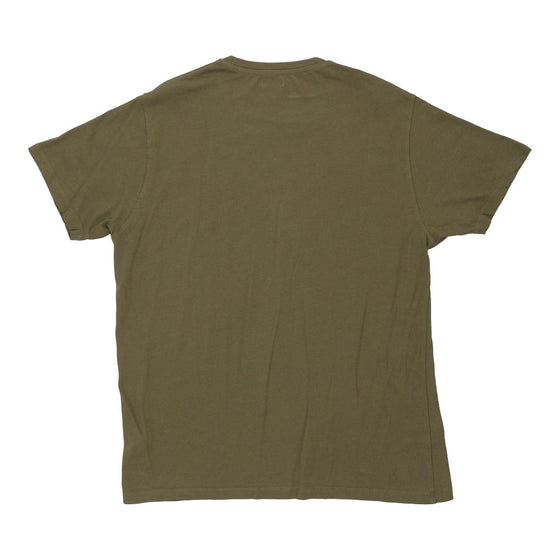 Vintage khaki Avirex T-Shirt - mens xx-large