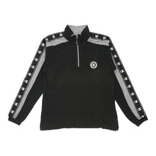  Vintage black Champion 1/4 Zip - mens small