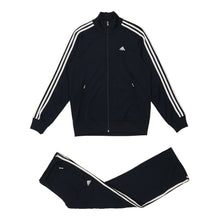  Vintage navy Adidas Full Tracksuit - mens small