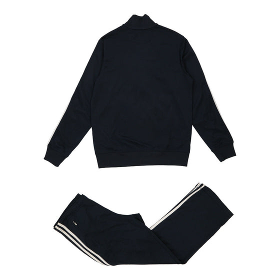 Vintage navy Adidas Full Tracksuit - mens small